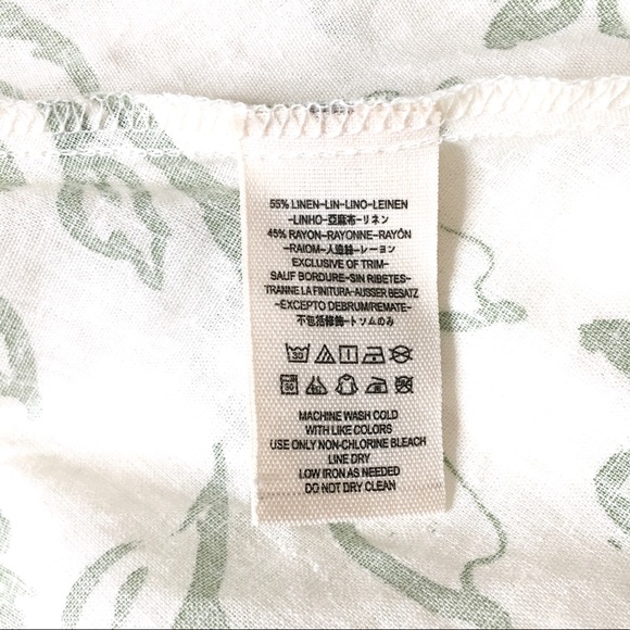 Free People A Thing Called Love Linen Floral Mini Dress - Picture 13 of 14